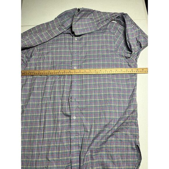 New And Lingwood Colorful Striped Button Down Mens Dress Shirt READ BELOW - Picture 3 of 5